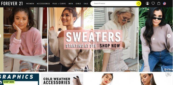 forever21 web sitesi